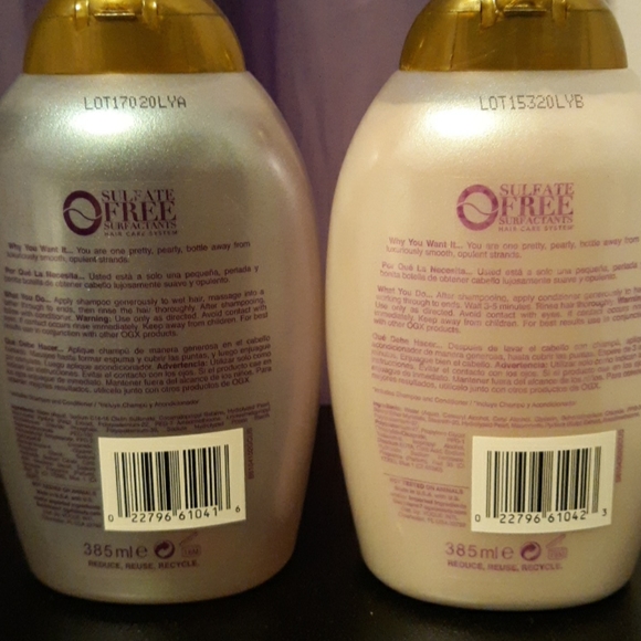 New OGX Smoothing + Liquid Pearl Shampoo & - Picture 2 of 2
